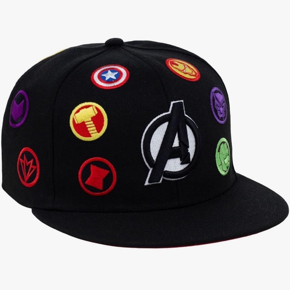 Marvel Avengers Patch Fitted Hat – Size 7 - Picture 1 of 12